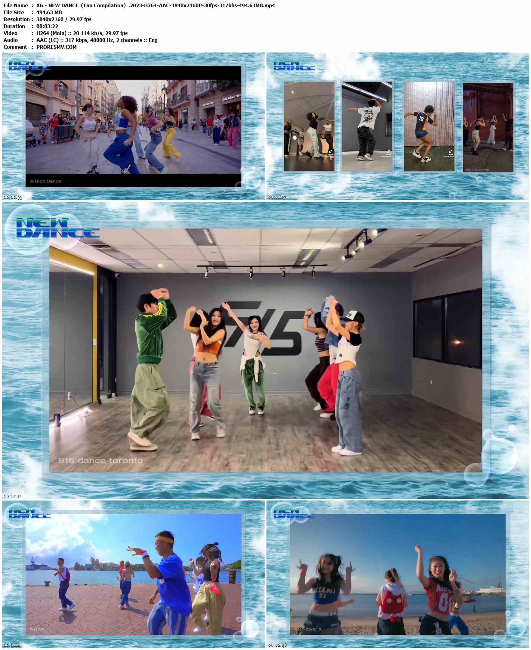 XG - NEW DANCE（Fan Compilation）.2023-H264-AAC-3840x2160P-30fps-317kbs-494.63MB官方MV_高清MV
